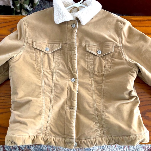 Eddie Bauer Sherpa lined jacket coat XL - Picture 1 of 12
